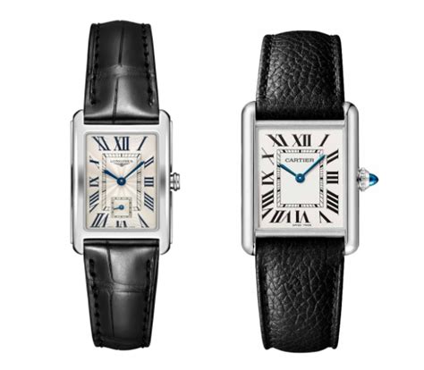 Comparing the Longines DolceVita vs. the Cartier Tank .